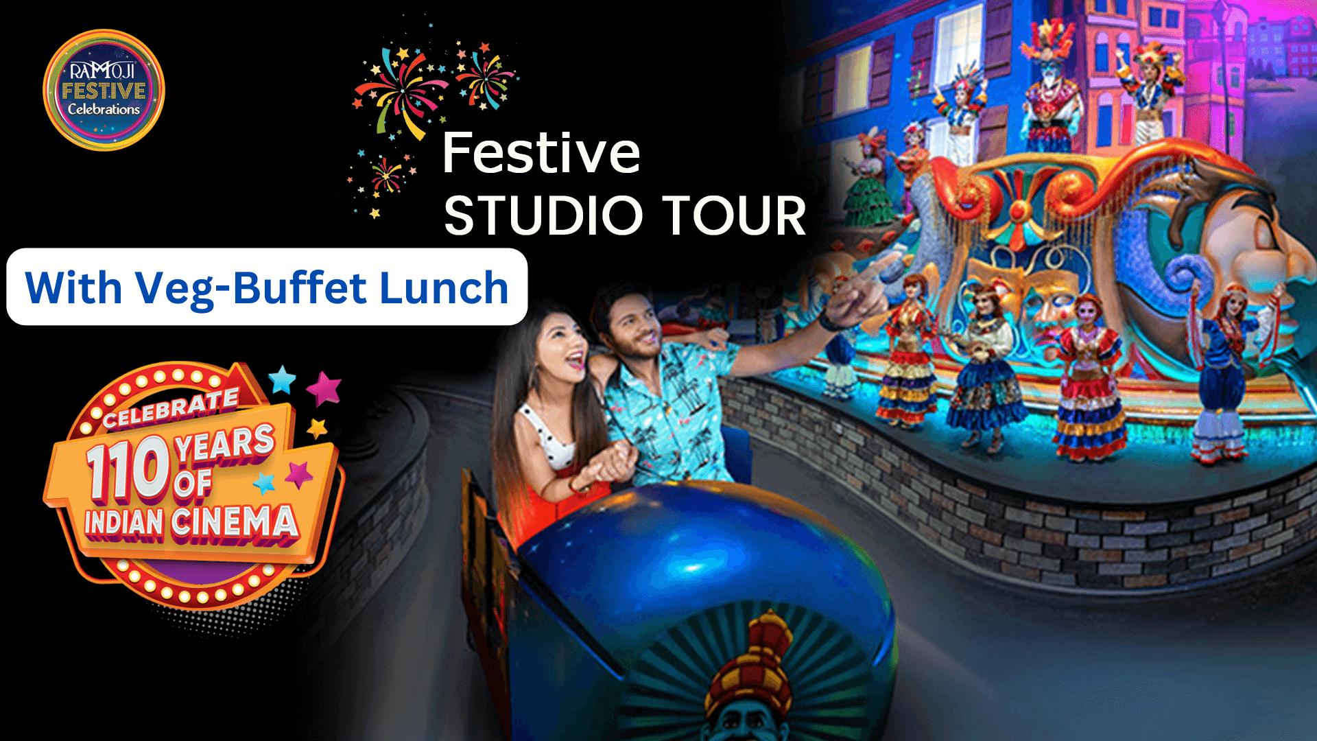 FESTIVE CELEBRATIONS STUDIO TOUR With VEG-BUFFET LUNCH