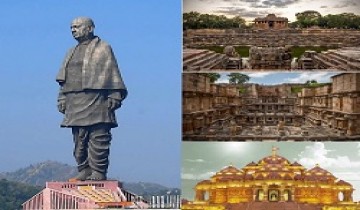  Kevadia Tour with Statue of Unity-Ahmedabad-Ambaji Temple by Train From Mumbai via Borivali-Vapi-Sur