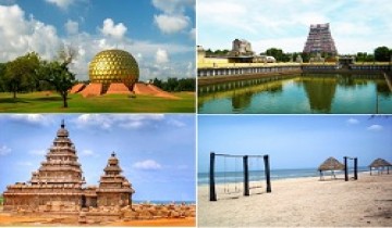  Hyderabad To Puducherry(Pondicherry)-Chidambaram-Mahabalipuram Tour Package By Train