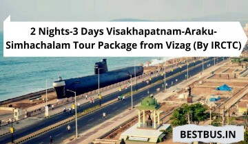 2 Nights-3 Days Visakhapatnam-Araku-Simhachalam Tour Package from Vizag